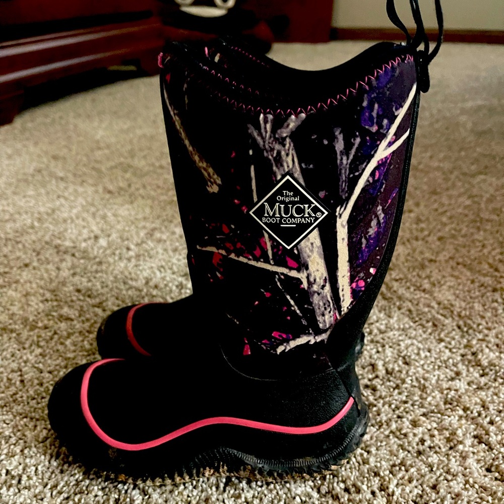 Muck kids camo boots